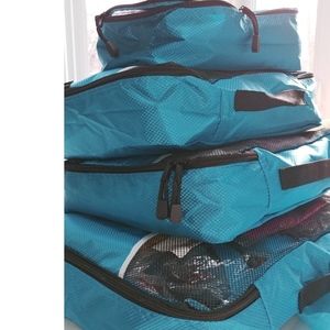 5 piece packing cubes/ luggage organizers set